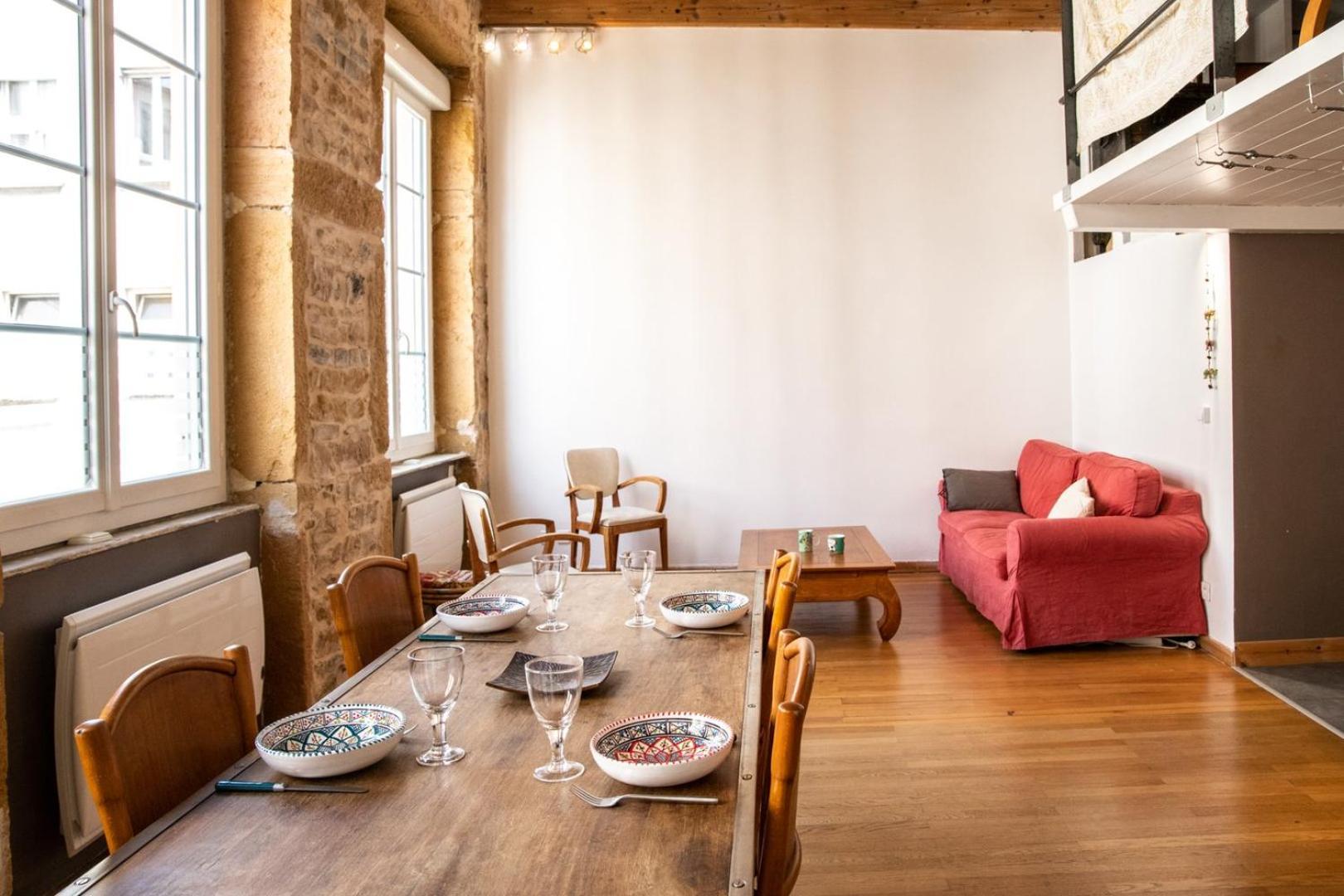 Le Boheme - Superbe Canut - Coeur Croix Rousse Apartment Lyon